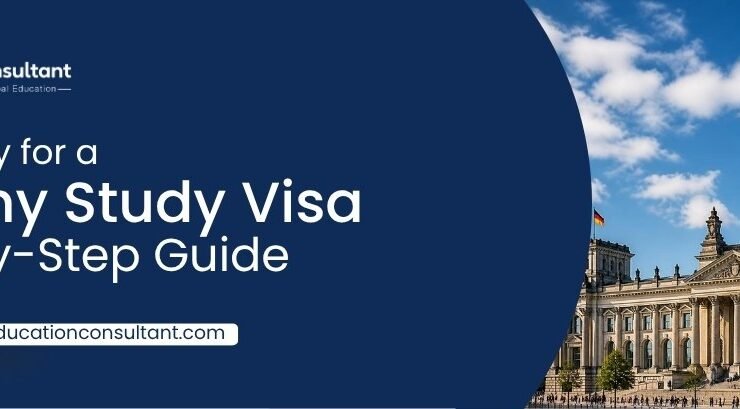 Student preparing documents for a Germany Study Visa before submitting a university visa application.